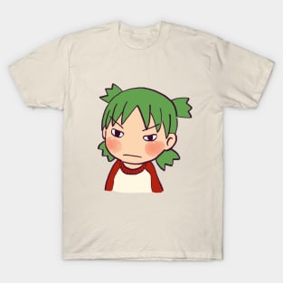 sulking angry yotsuba funny reaction meme T-Shirt